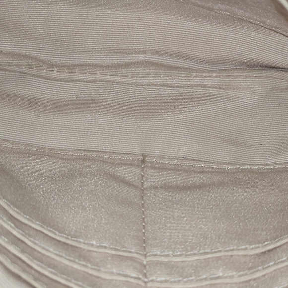 Coach Tan & Orange Corner-Zip Signature Logo Canvas and leather Wristlet/clutch - Picture 2 of 4